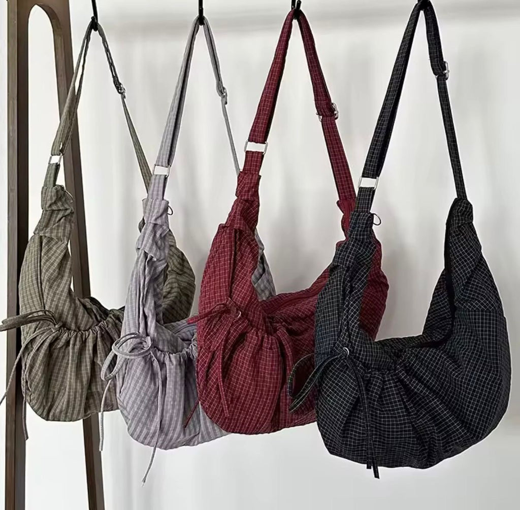 Check Nylon Bag