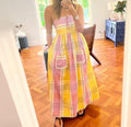 Amalfi check Dress 💖