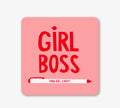 Girl boss coaster