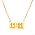 11:11 Gold Pendant Necklace