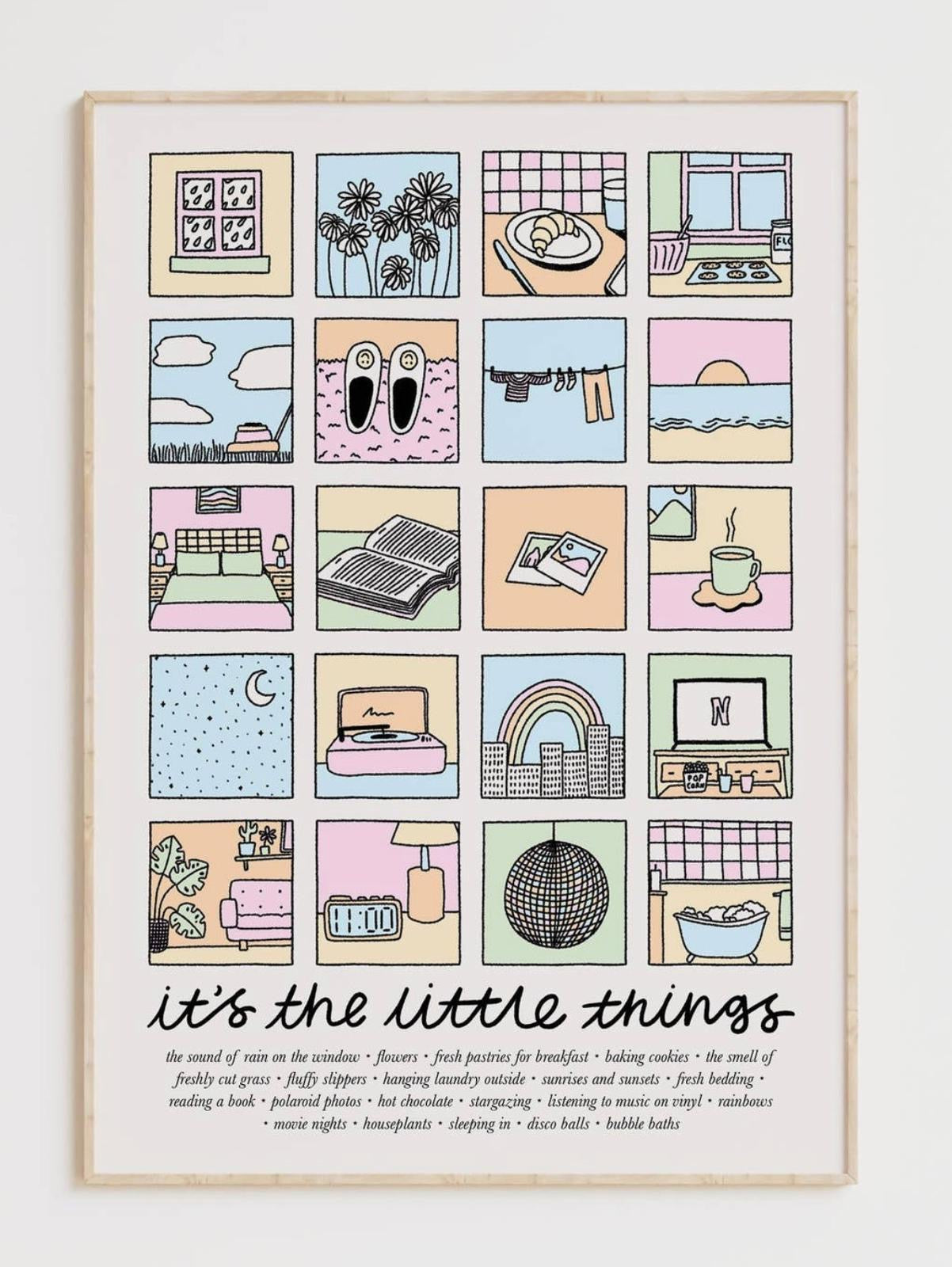 It's The Little Things Print