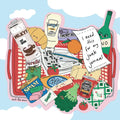 Shopping Basket Sticker