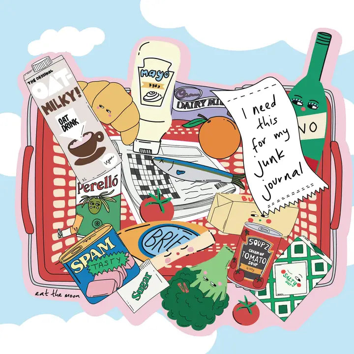 Shopping Basket Sticker