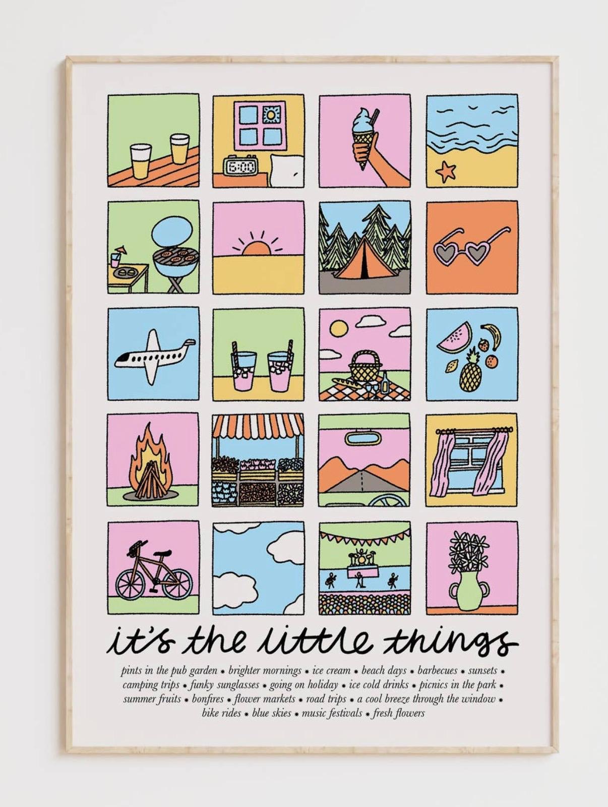 Its the Little Things Summer Edition Print