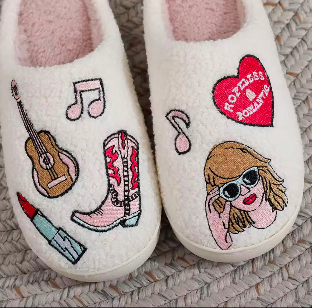 Hopeless Romantic Slippers