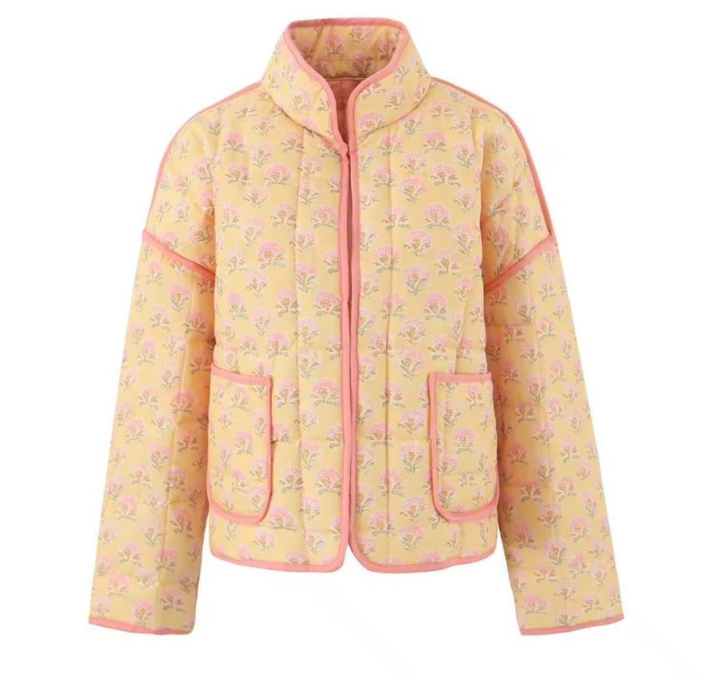 Buttermilk Floral Jacket 🧈