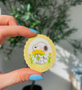 Snoopy & Flowers Sticker