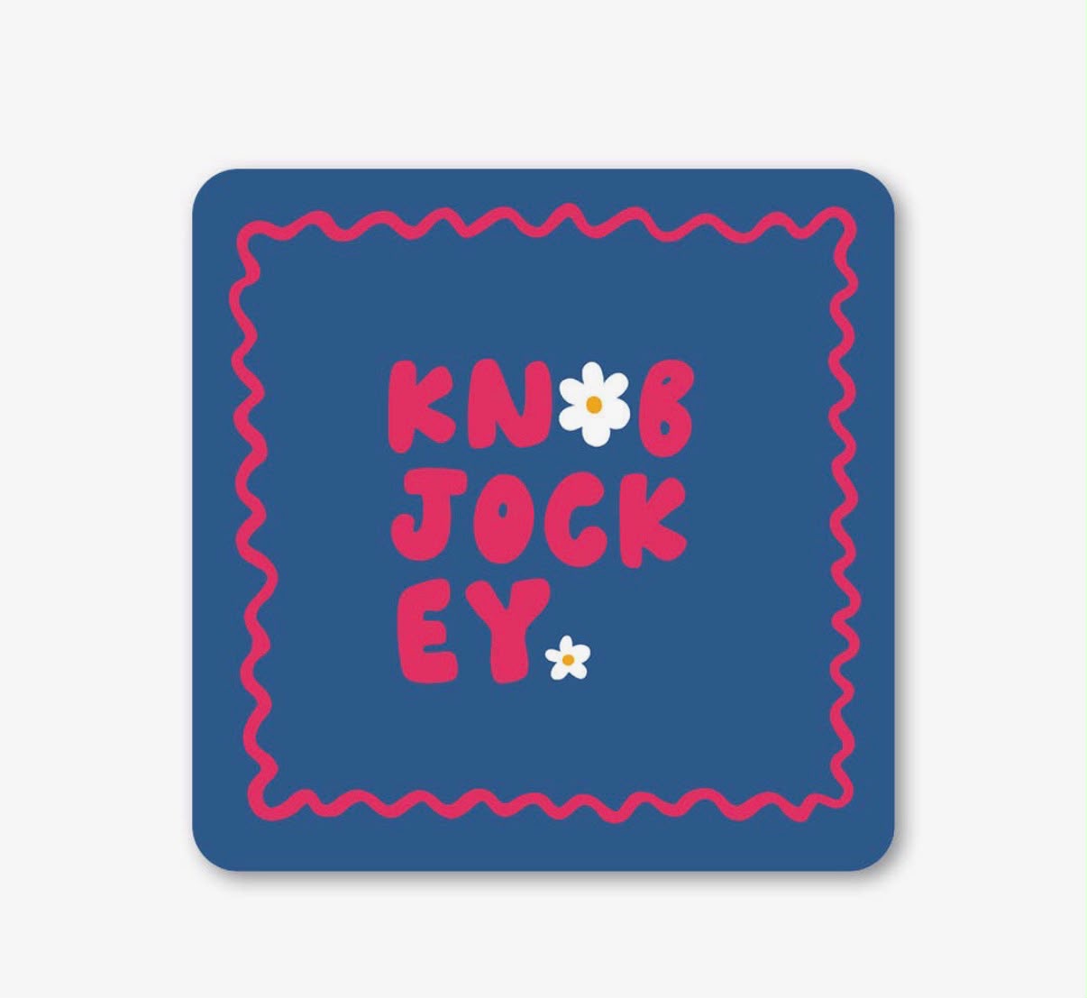 Knob jockey coaster