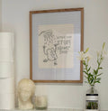 Stop, Shower Time Bathroom Print
