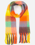 Orange dangle scarf