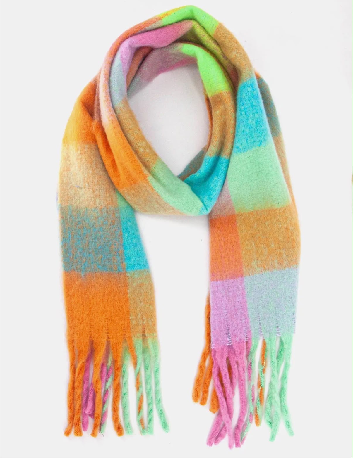 Pastel mix scarf