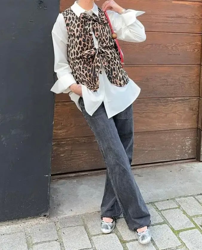 Lilly leopard waistcoat
