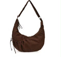 Brown dumpling bag