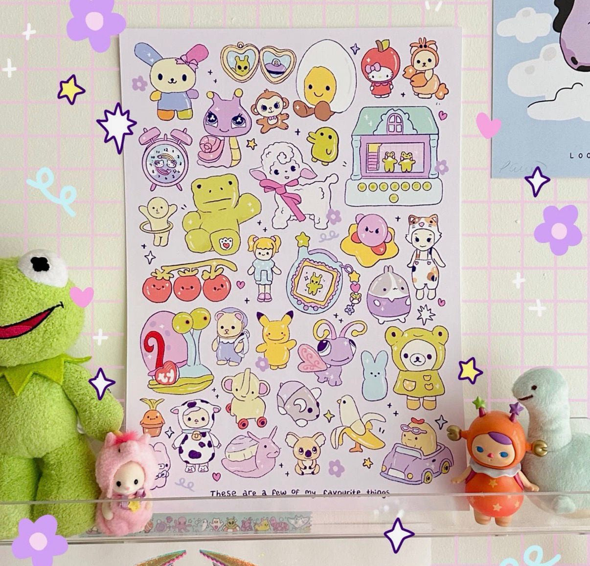 My Favourite things Mini Print