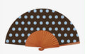 Brown Polka Dot Fan