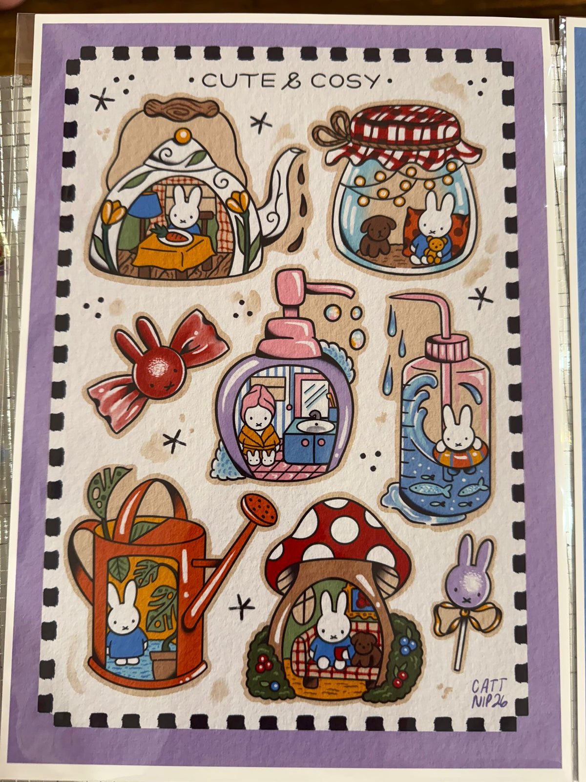 Miffy tattoo Print