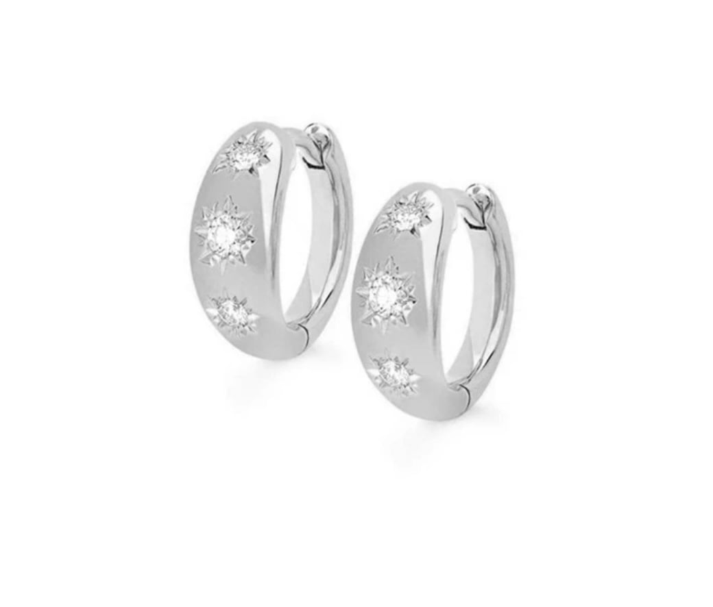 925 Silver mini Huggies