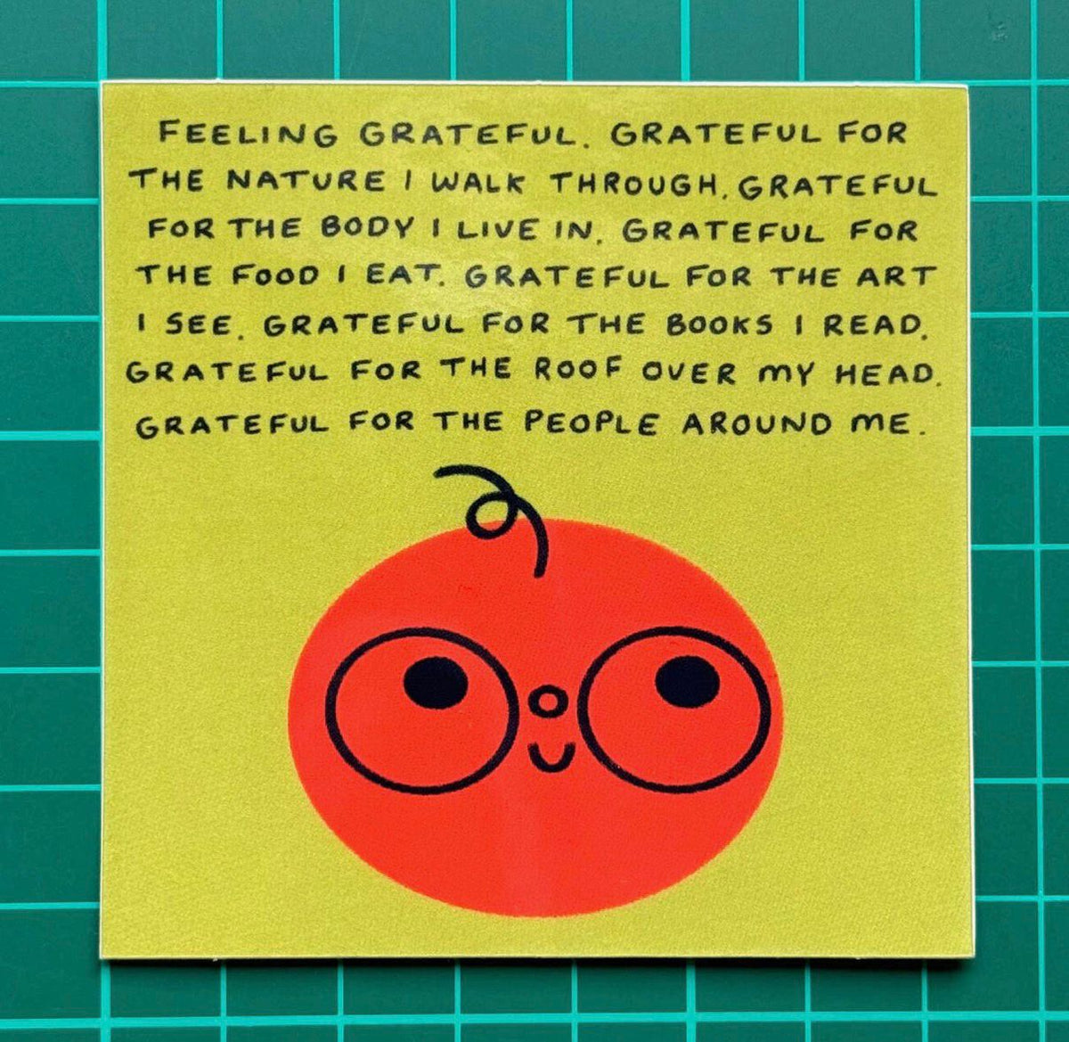 Feeling Grateful Sticker