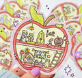 Apple House Sticker