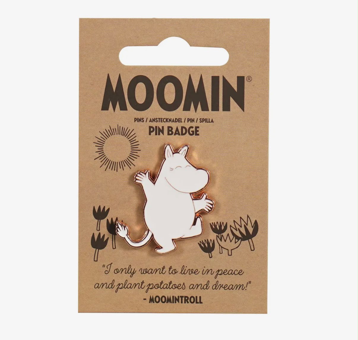 Dancing Moomin Pin Badge