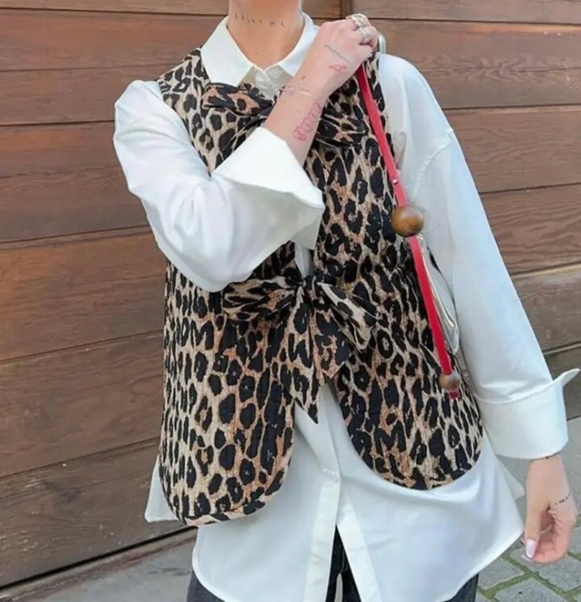 Lilly leopard waistcoat