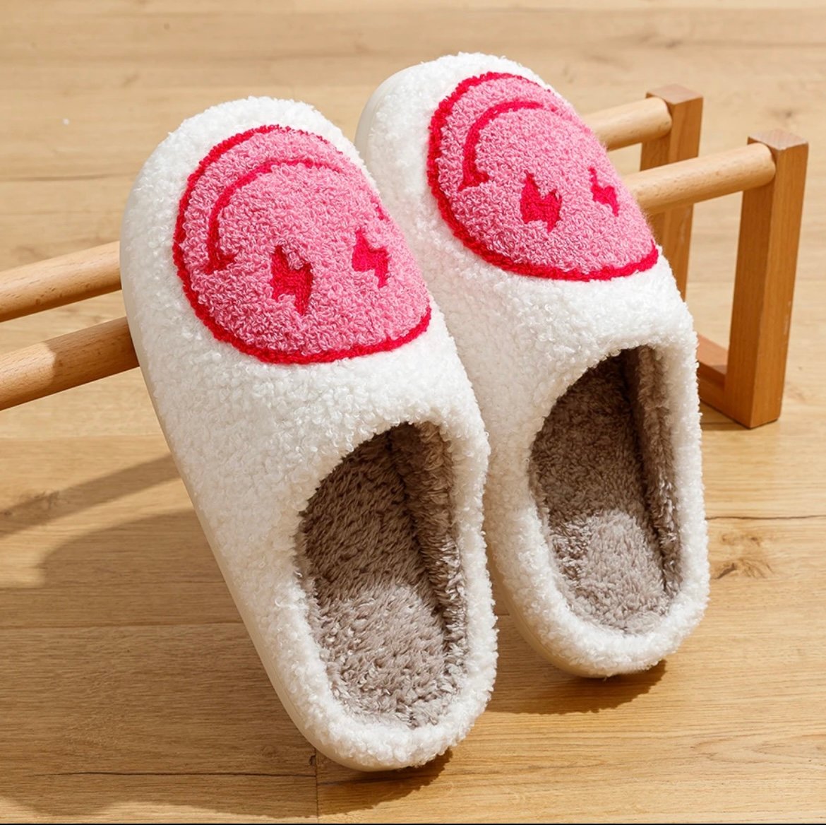 Smiley slippers