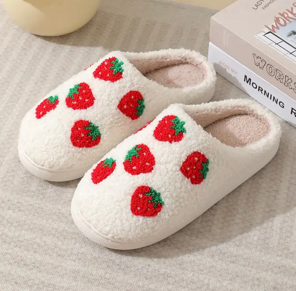 Strawberry slippers 🍓