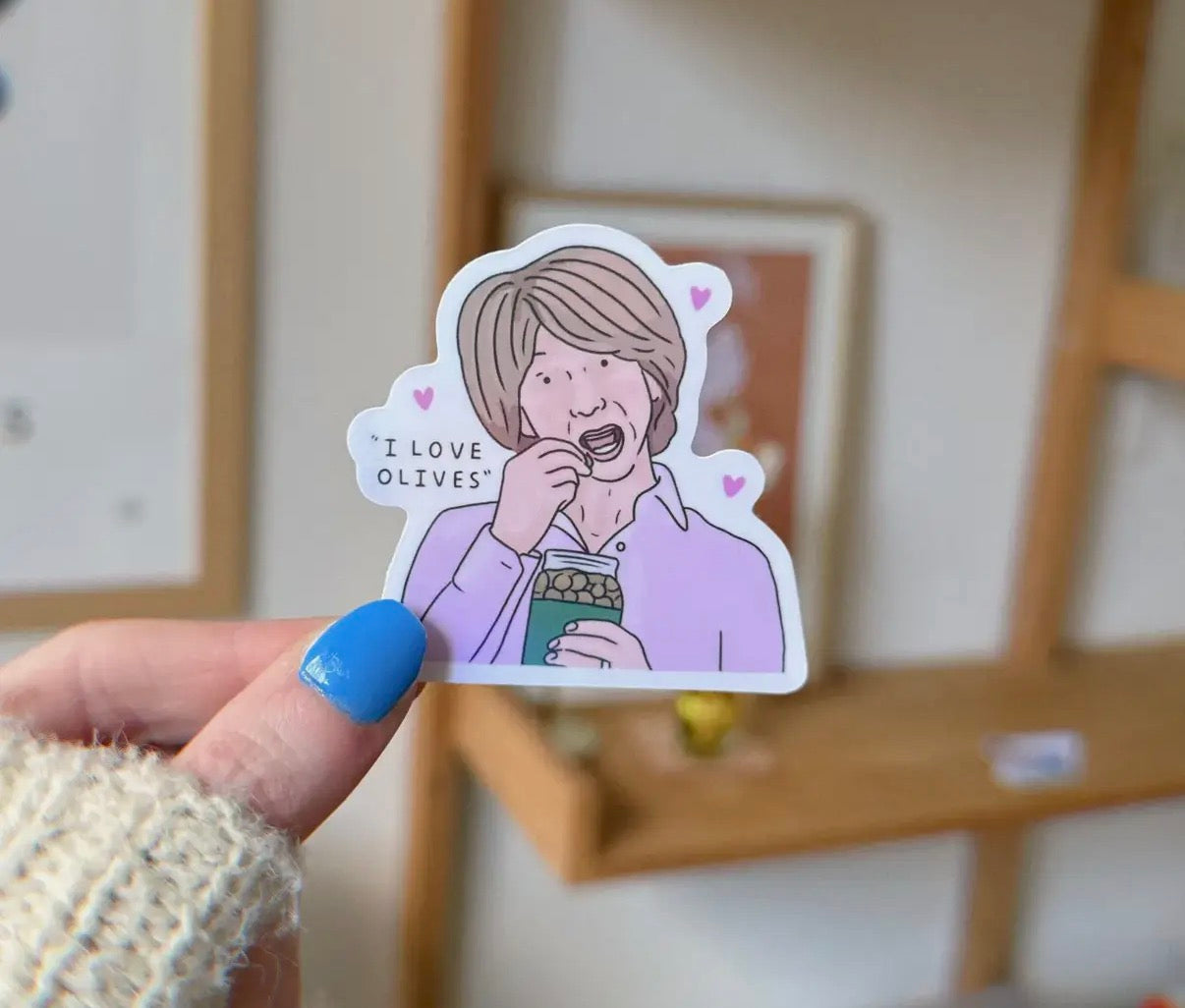 Gail olive sticker