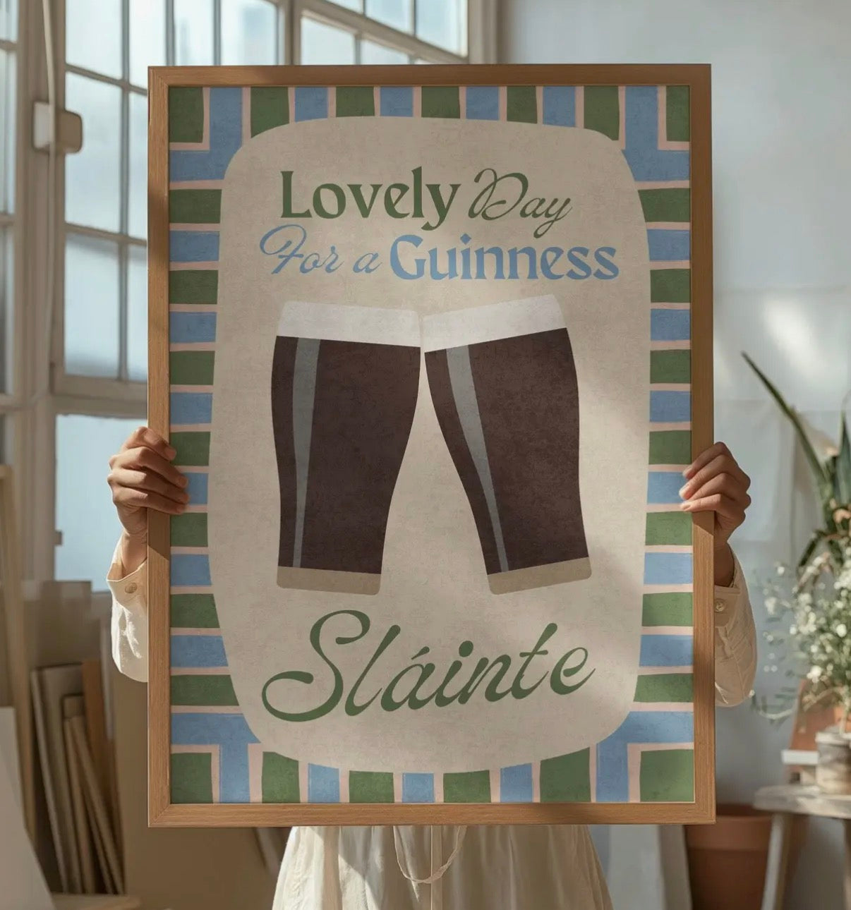 Sláinte guiness print