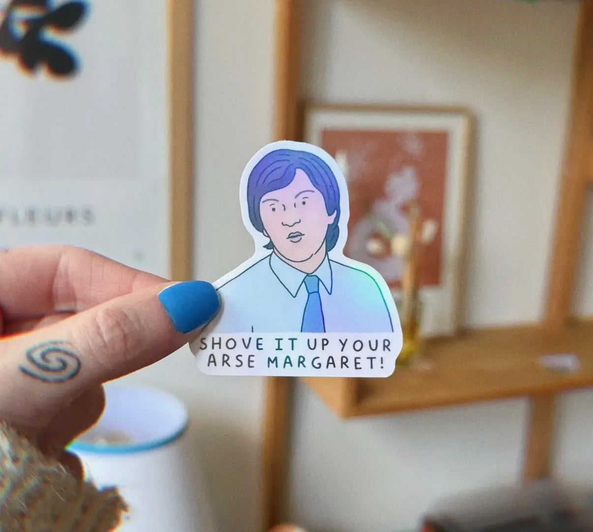 Mr G arse sticker