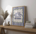 Sweet dreams print