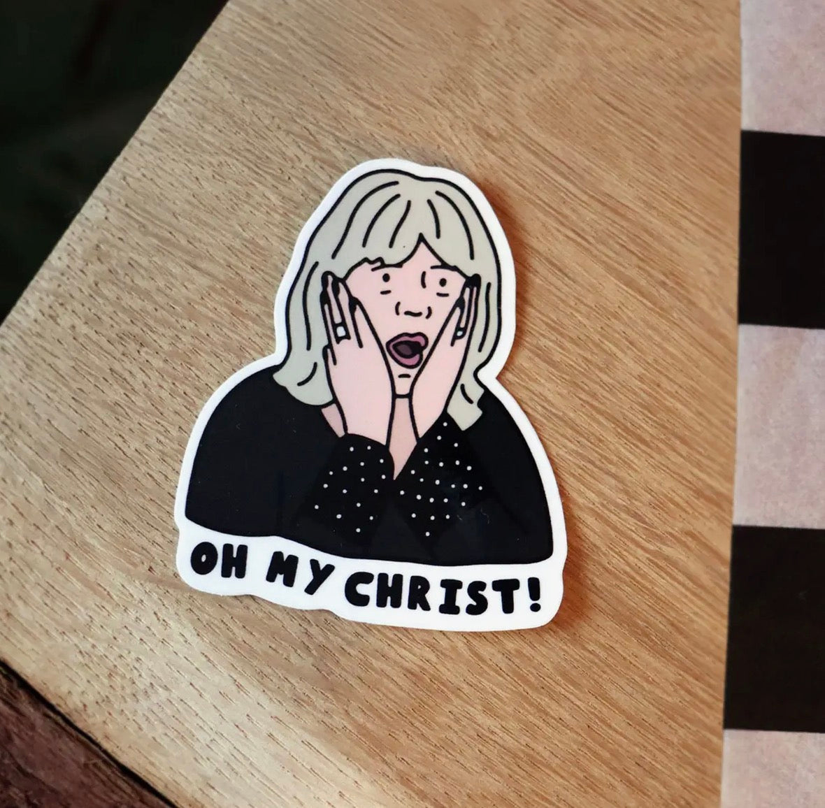 Oh my Christ sticker