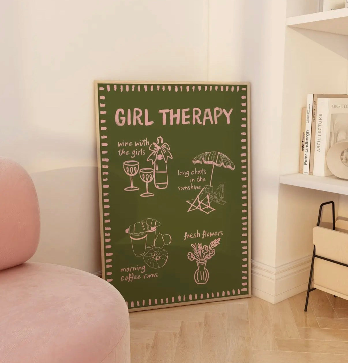 Girl therapy print
