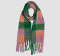 Pastel pink/green scarf