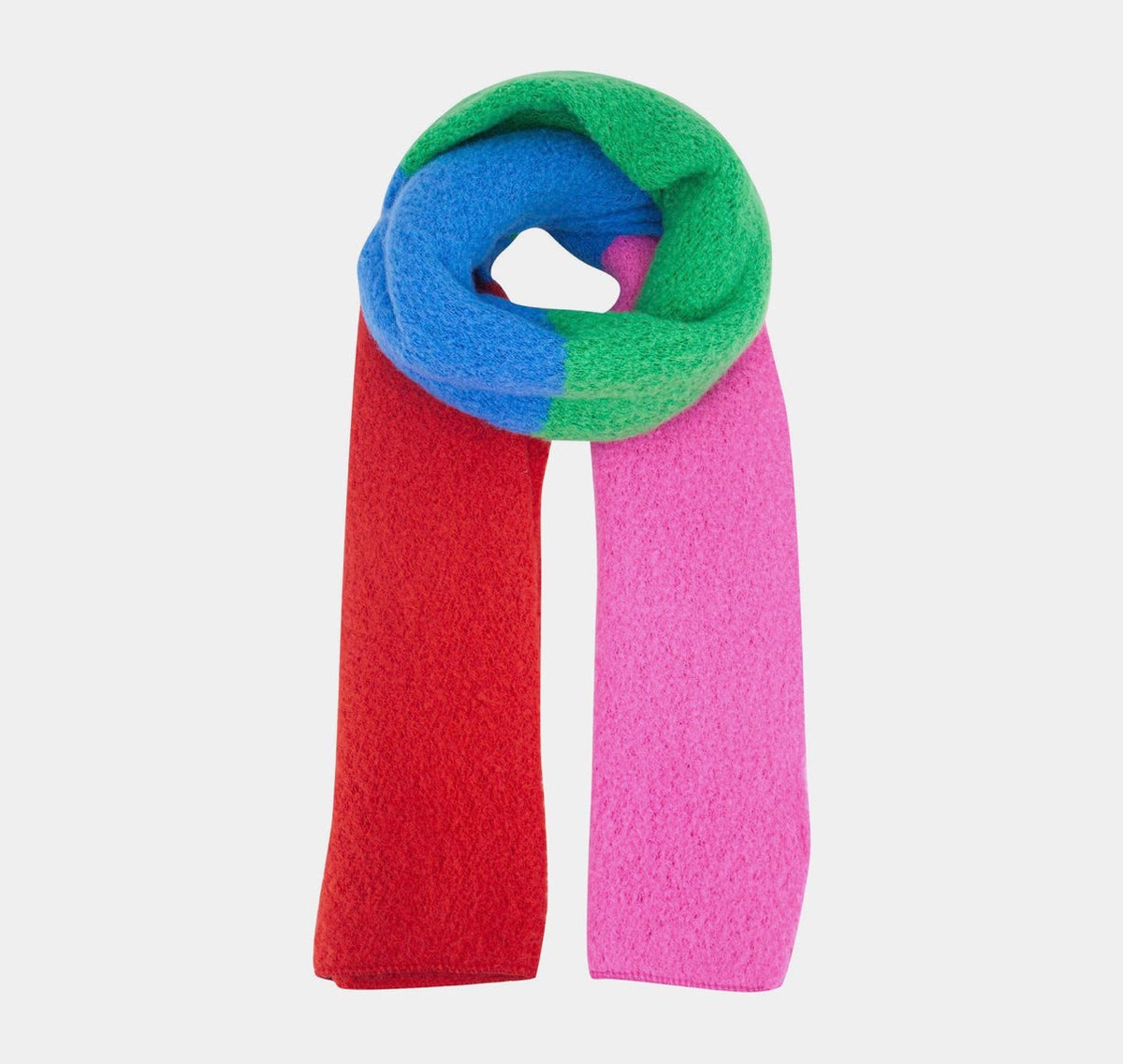 Colour-block scarf