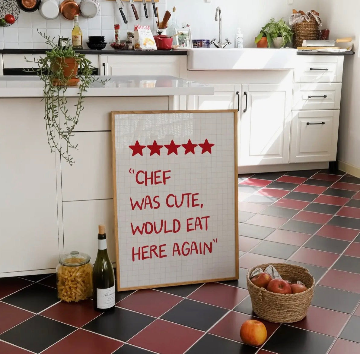 Chef was cute print