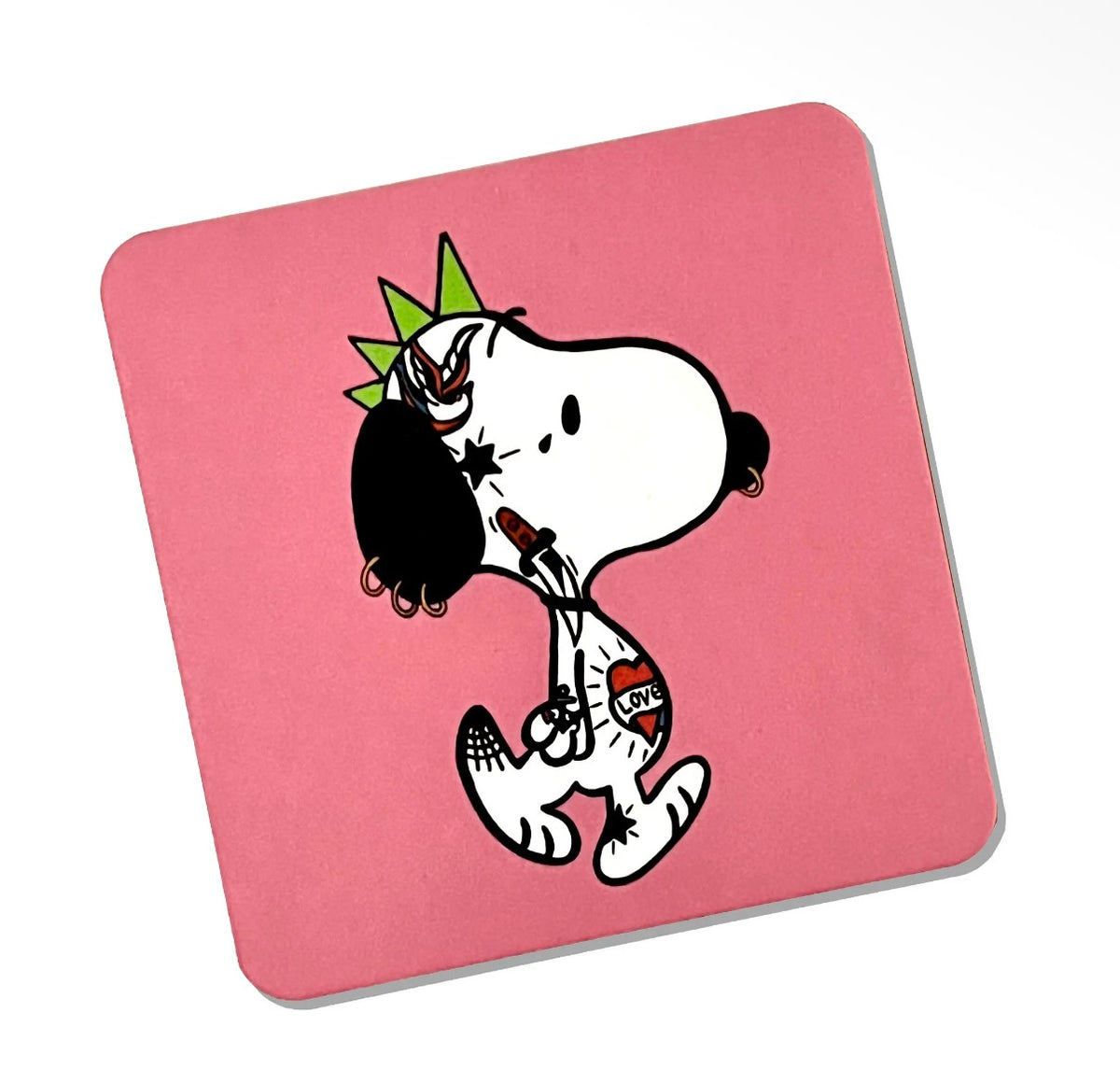 Punk snoopy coaster