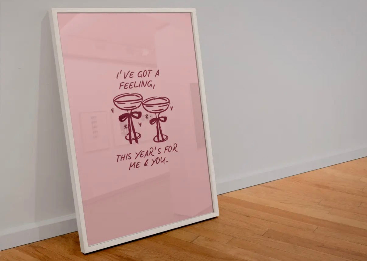 This years for me & you print