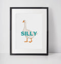 Silly goose print