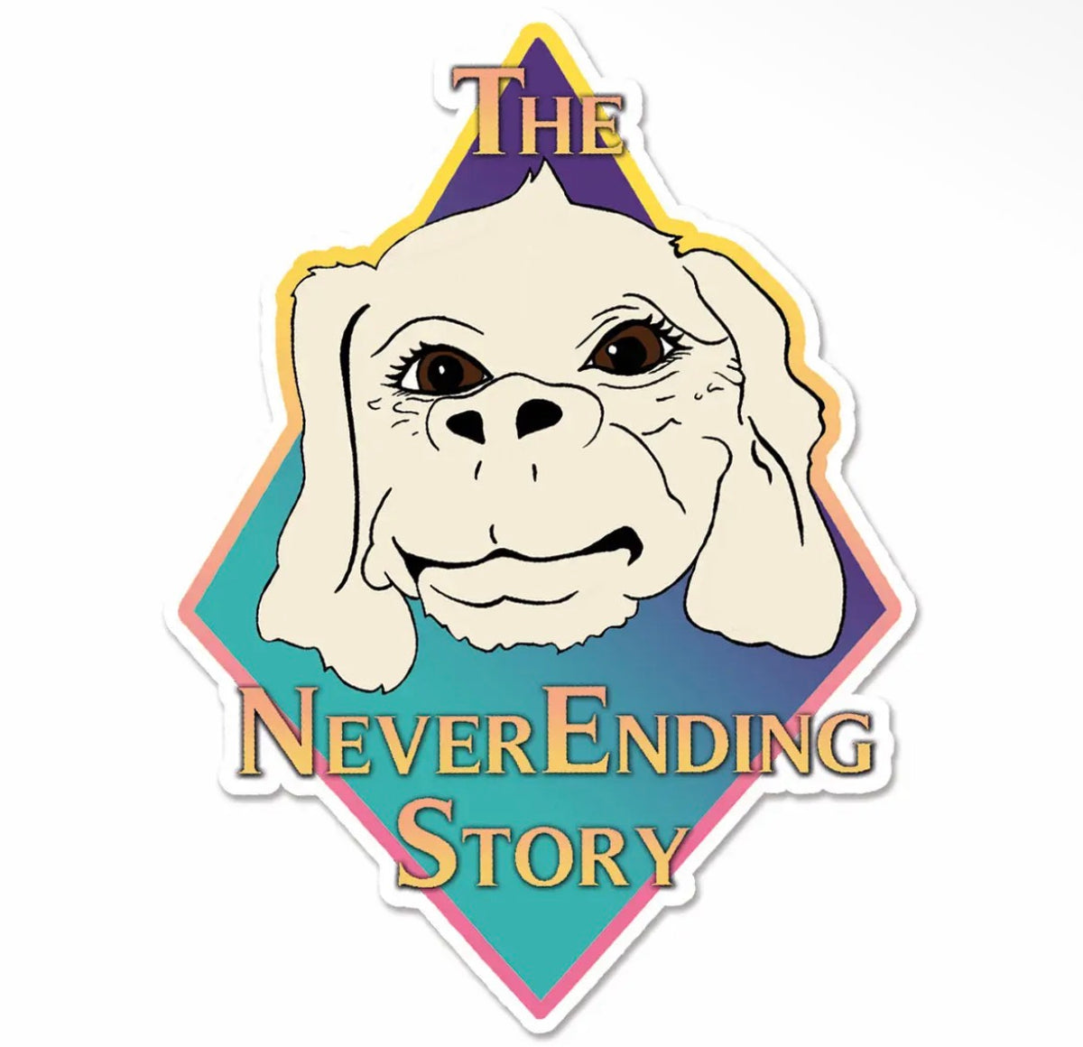Neverending story sticker