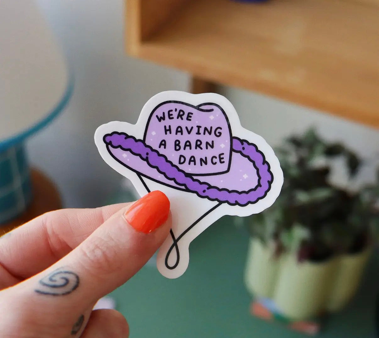 Barn dance sticker