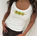 Olive beaded vest