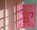 Morning coffee print