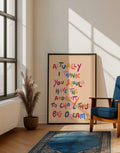 Chase those dreams multi print
