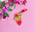 Strawberry keyring