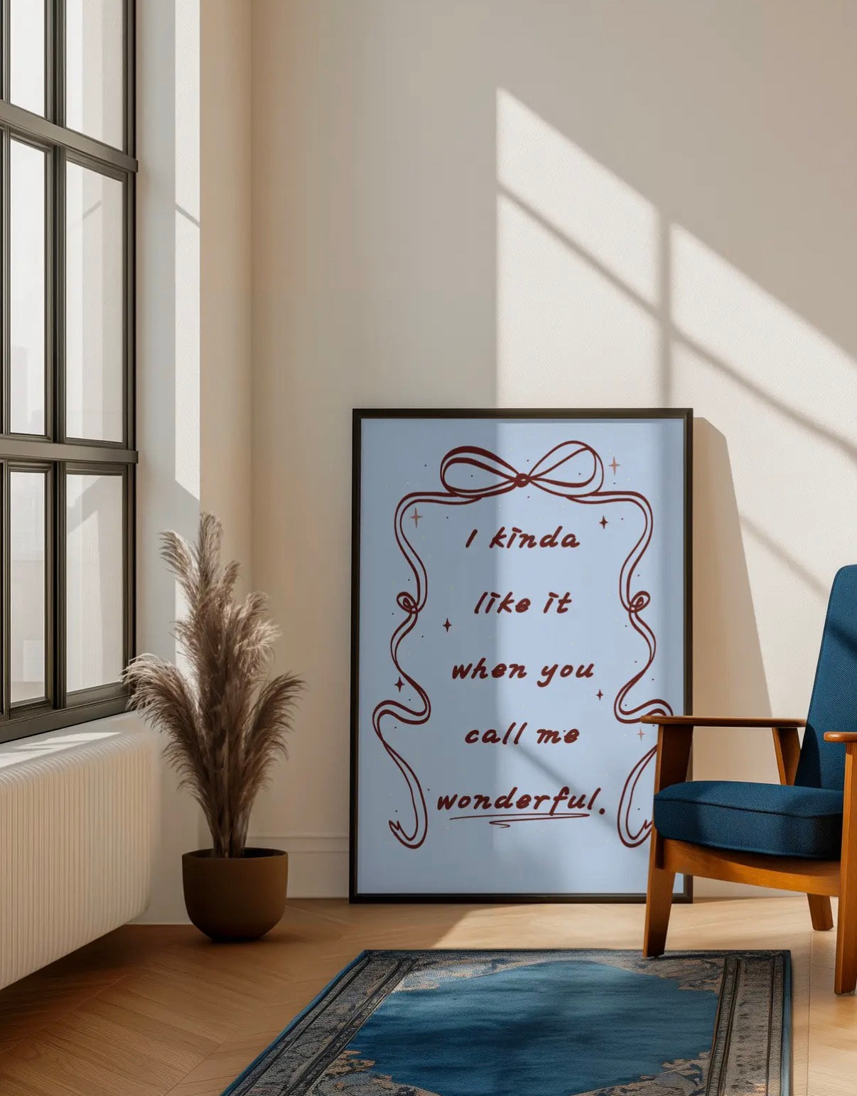 Call me wonderful print
