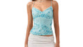 Blue beaded top