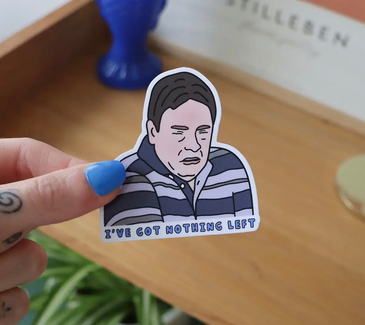 Nothing left sticker