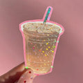Iced coffee sticker