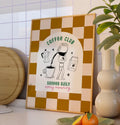 Coffee club print